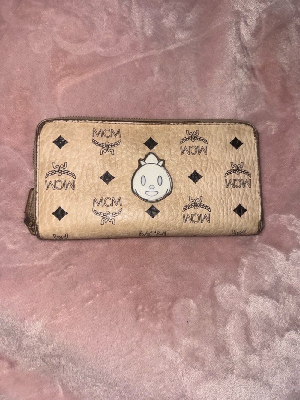 MCM X EDDIE KANG limited edition Monogram Zip long wallet